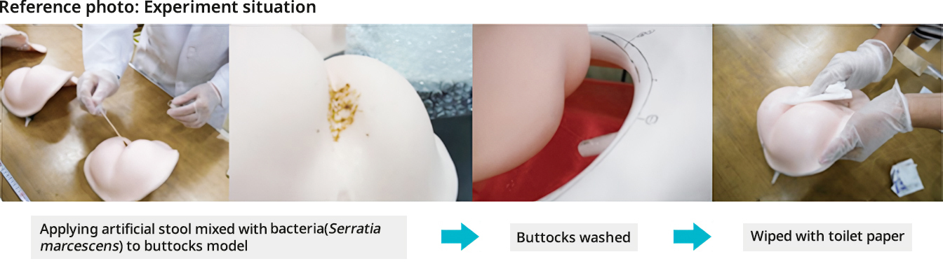 Reference photo: Experiment situation